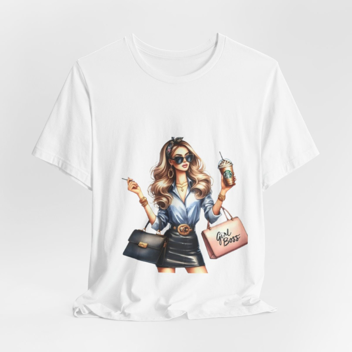 Tricou din bumbac organic personalizat cu imagini print tematica la moda [3]