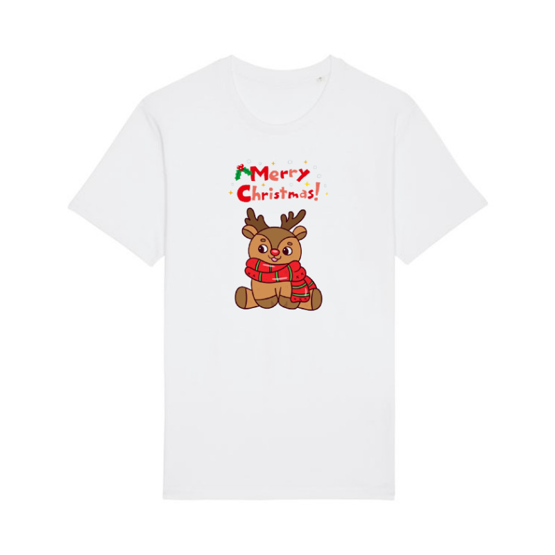 TRICOU DIN BUMBAC ORGANIC CHRISTMAS RUDOLF [2]