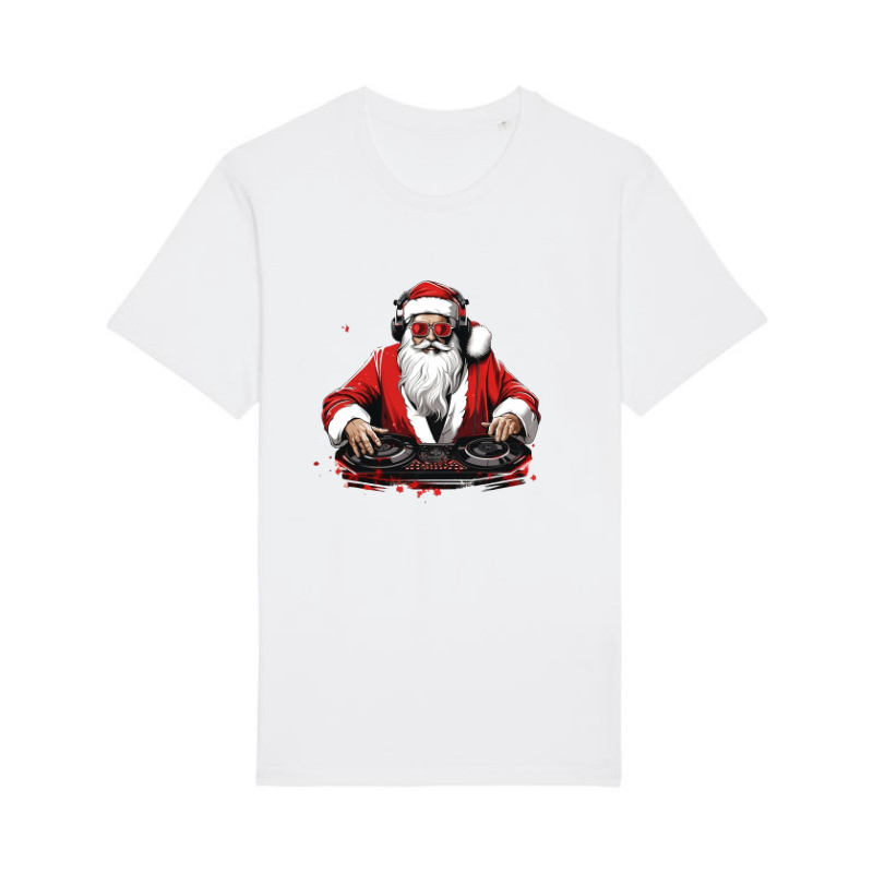 Tricou din bumbac organic personalizat cu imagini print tematica moda de Craciun. [2]