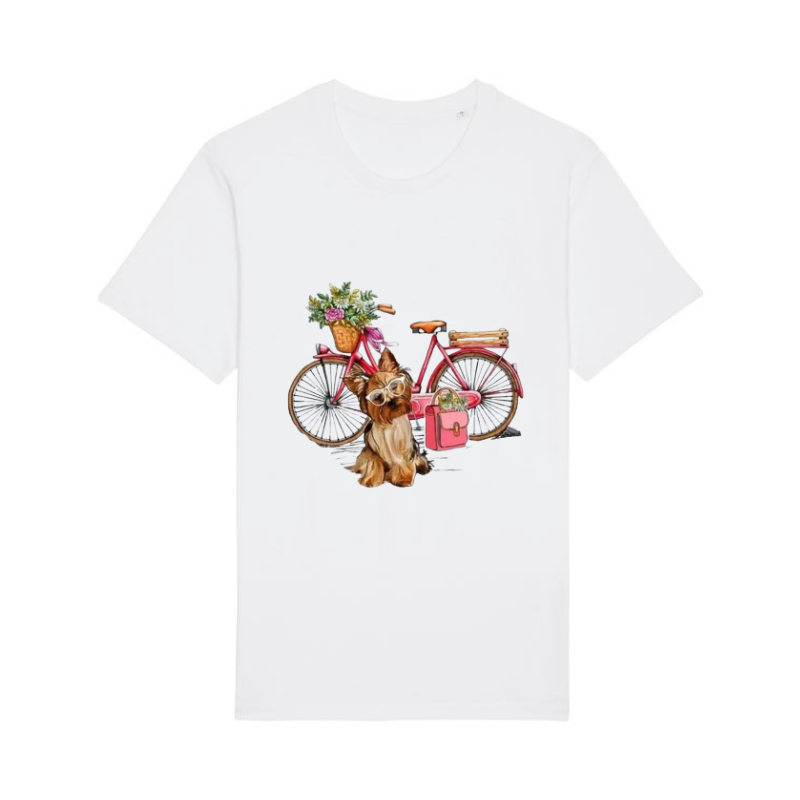 Tricou din bumbac organic personalizat cu imagini print tematica la moda [2]