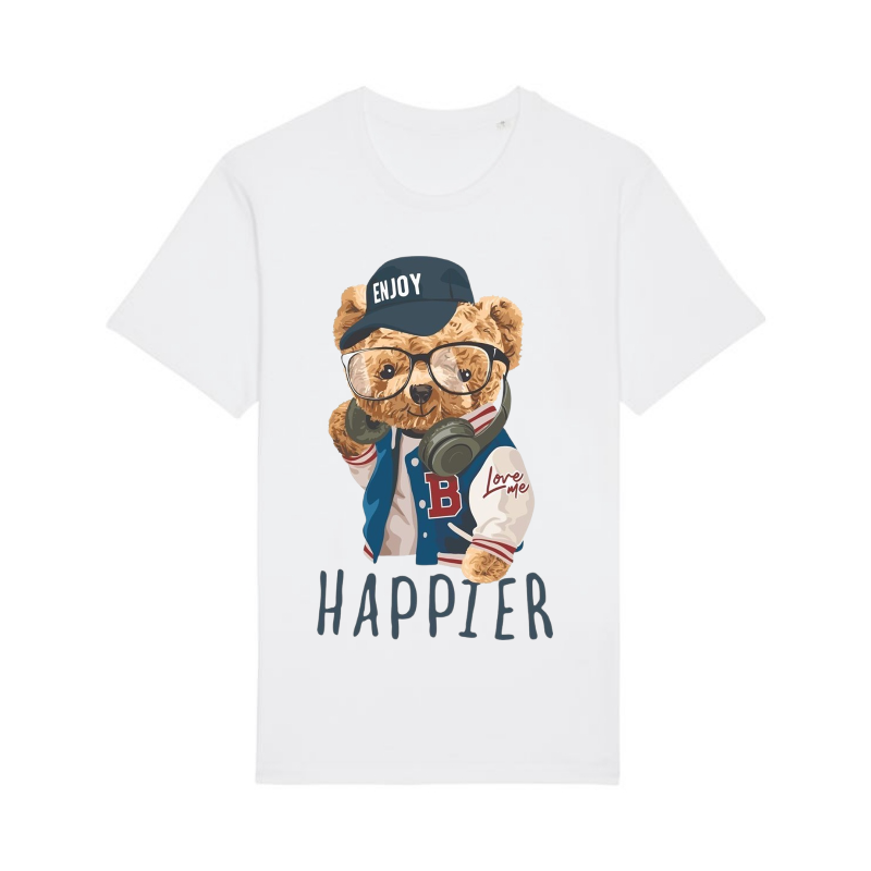 Tricou din bumbac organic personalizat cu imagini print [2]