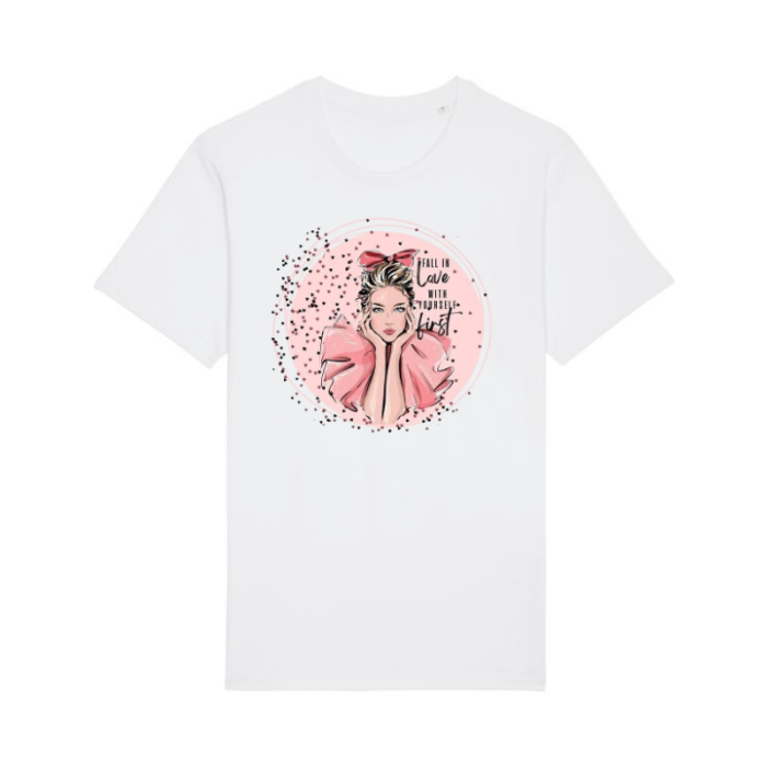 Tricou din bumbac organic personalizat cu imagini print tematica la moda [2]