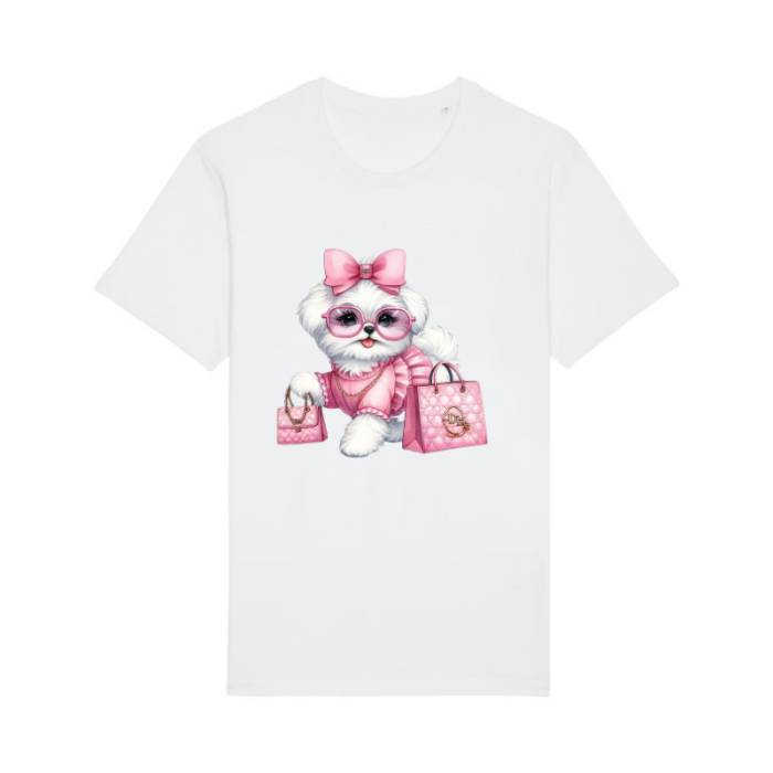 Tricou din bumbac organic personalizat cu imagini print tematica la moda [2]