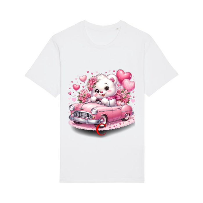 Tricou din bumbac organic personalizat cu imagini print tematica la moda [2]