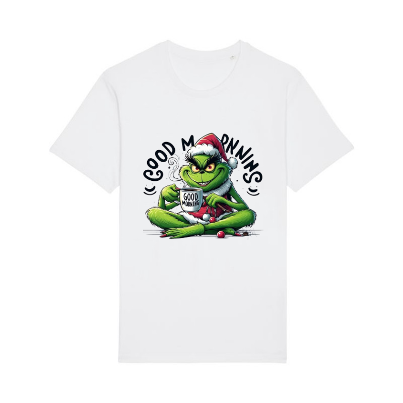 Tricou din bumbac organic personalizat cu imagini print tematica moda de Craciun. [2]