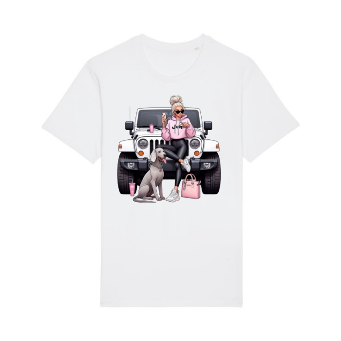 Tricou din bumbac organic personalizat cu imagini print tematica la moda [2]