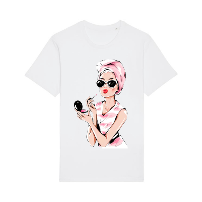 Tricou din bumbac organic personalizat cu imagini print tematica la moda [2]