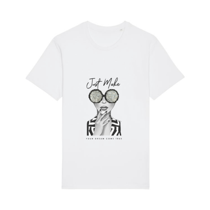 Tricou din bumbac organic personalizat cu imagini print tematica la moda [2]