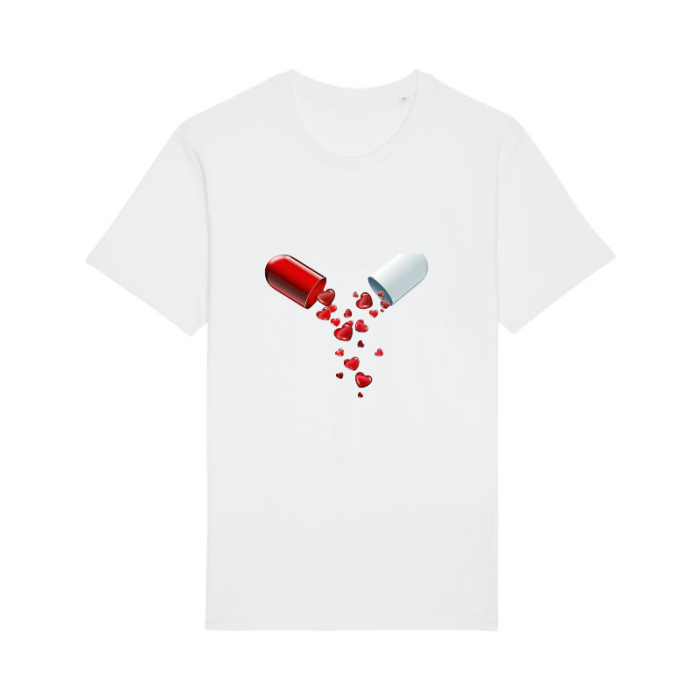 Tricou din bumbac organic personalizat cu imagini print tematica la moda [2]