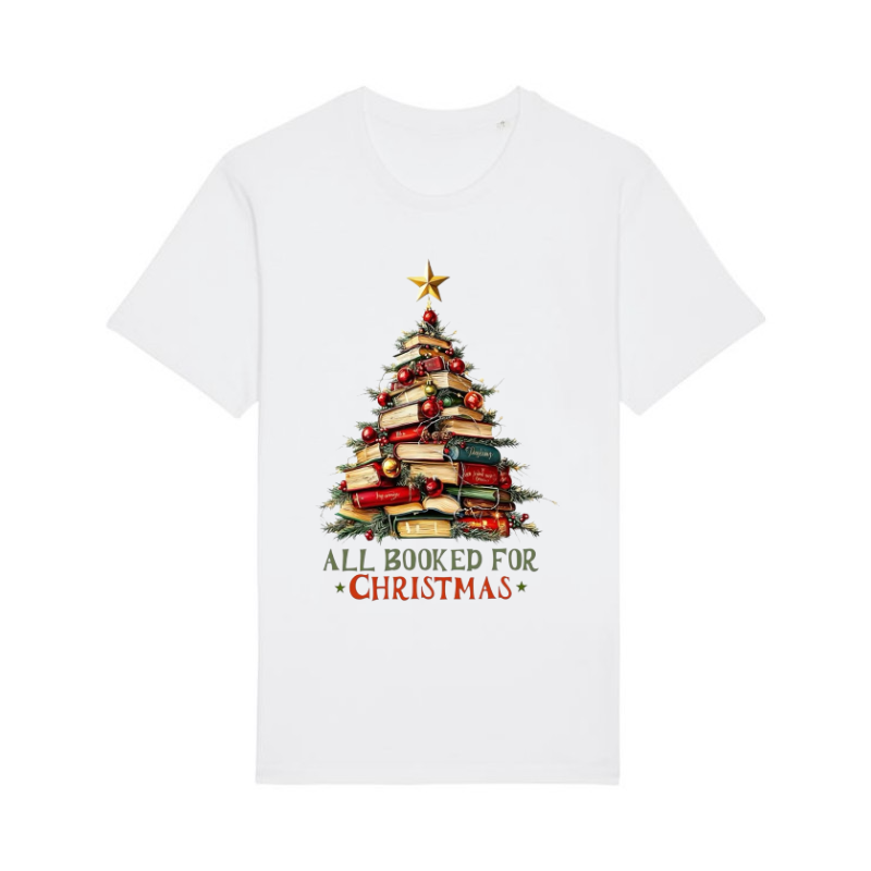 Tricou din bumbac organic personalizat cu imagini print tematica moda de Craciun. [2]