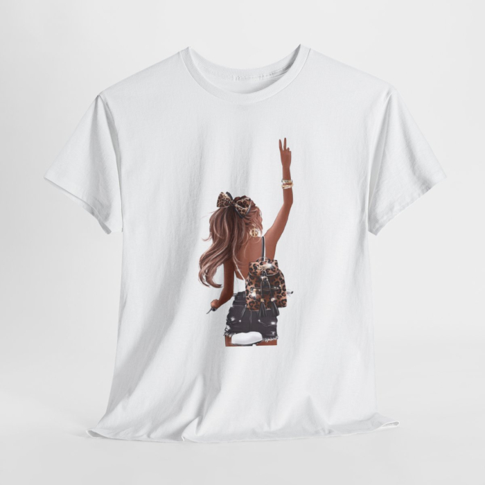 Tricou din bumbac organic personalizat cu imagini print tematica la moda [4]