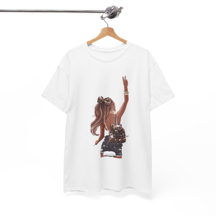 Tricou din bumbac organic personalizat cu imagini print tematica la moda [3]