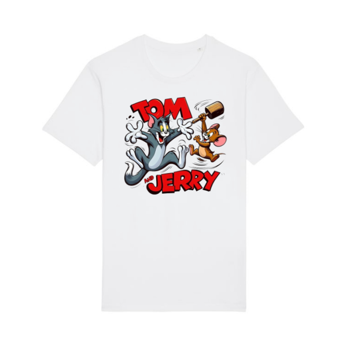 Tricou din bumbac organic personalizat cu imagini print [2]