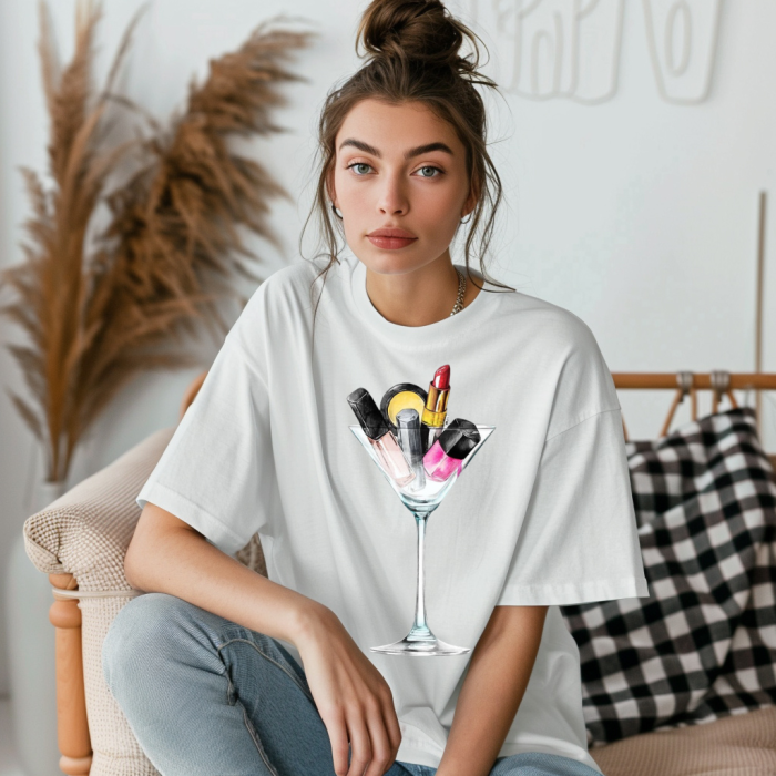 Tricou din bumbac organic personalizat cu imagini print tematica la moda [1]