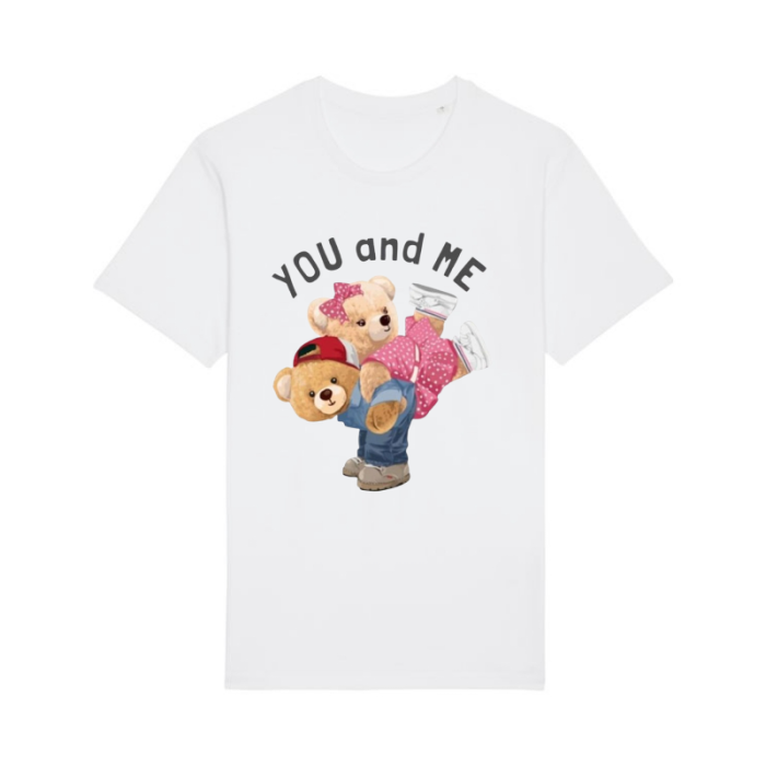 Tricou din bumbac organic personalizat cu imagini print tematica la moda [2]