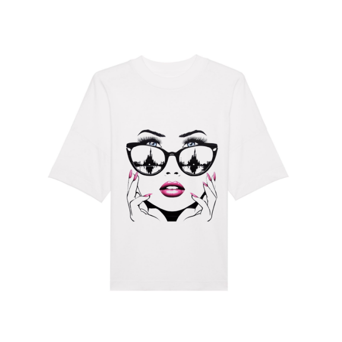 Tricou din bumbac organic personalizat cu imagini print tematica la moda [2]