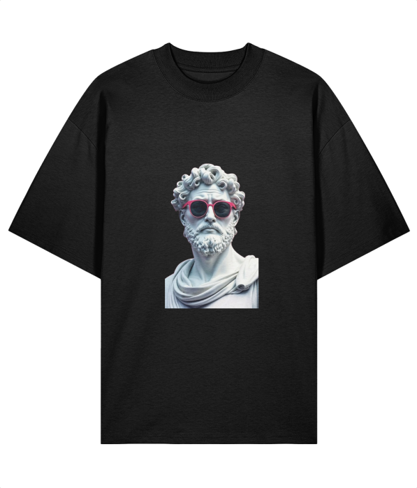 Tricou oversized din bumbac organic  Antique [3]
