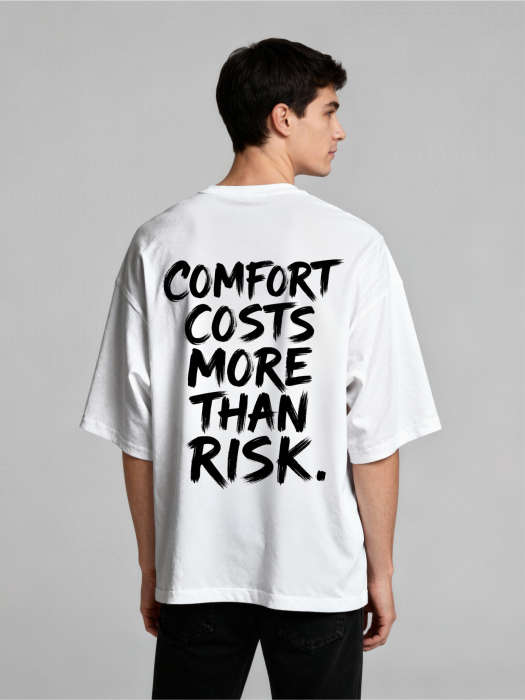 Tricou oversized  din bumbac organic Confort cost more than risk [3]