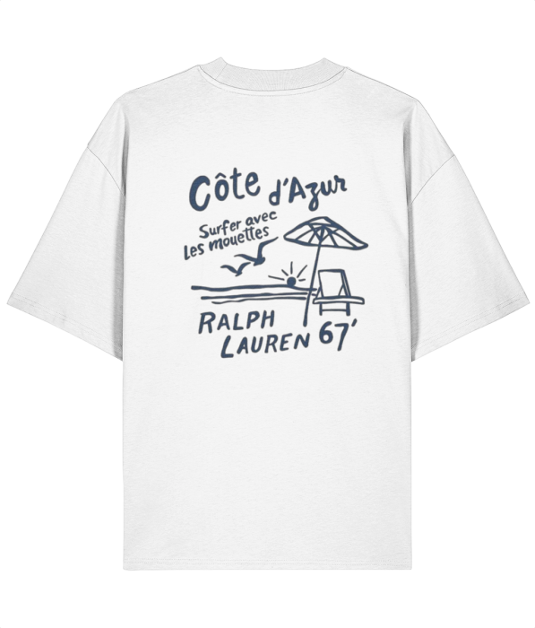 Tricou oversized  din bumbac organic Cote d'Azur [4]