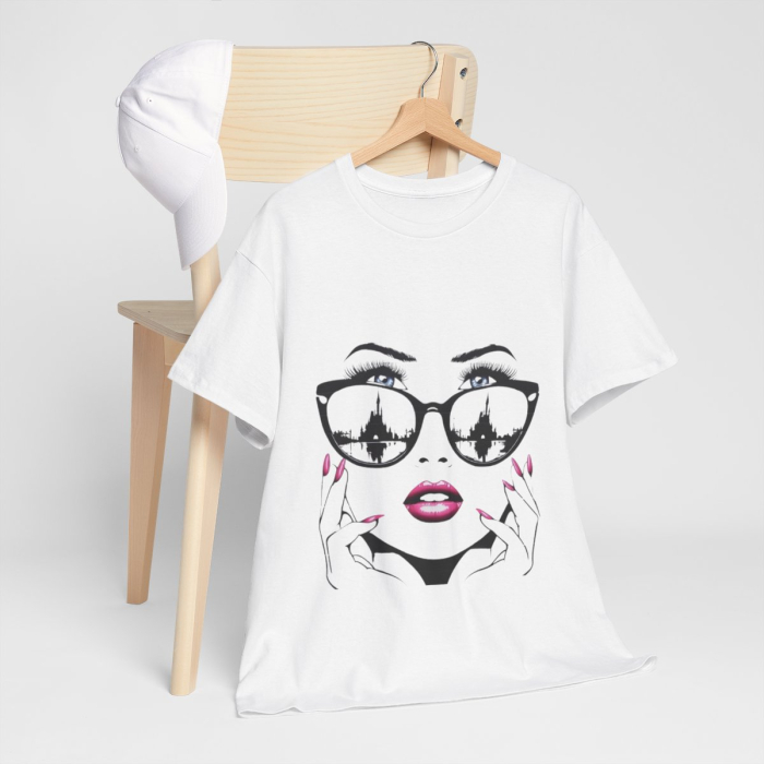 Tricou din bumbac organic personalizat cu imagini print tematica la moda [3]