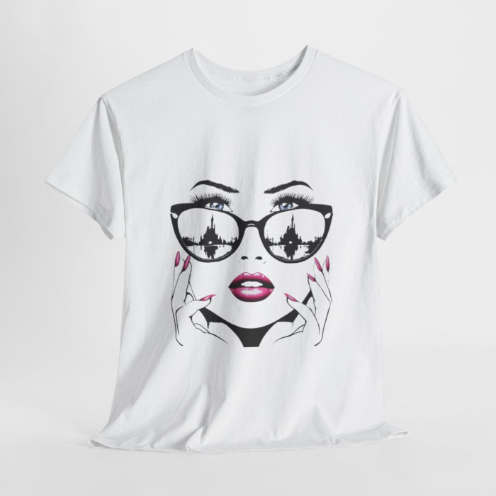 Tricou din bumbac organic personalizat cu imagini print tematica la moda [4]