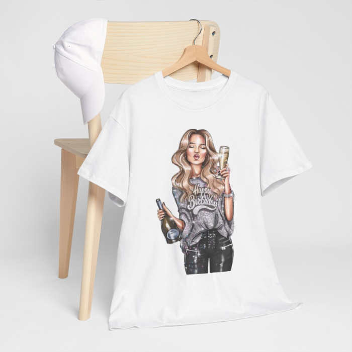 Tricou din bumbac organic personalizat cu imagini print tematica la moda [3]