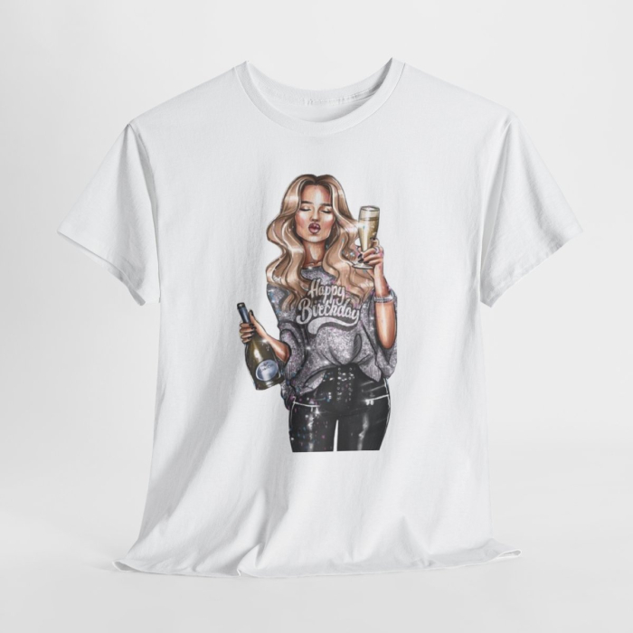 Tricou din bumbac organic personalizat cu imagini print tematica la moda [5]