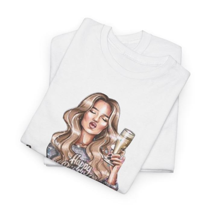 Tricou din bumbac organic personalizat cu imagini print tematica la moda [4]