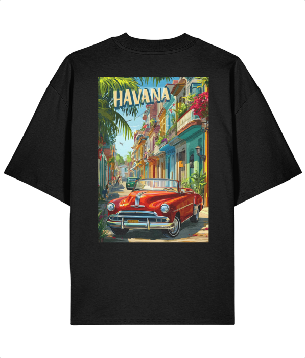 Tricou oversized din bumbac organic Havana [6]