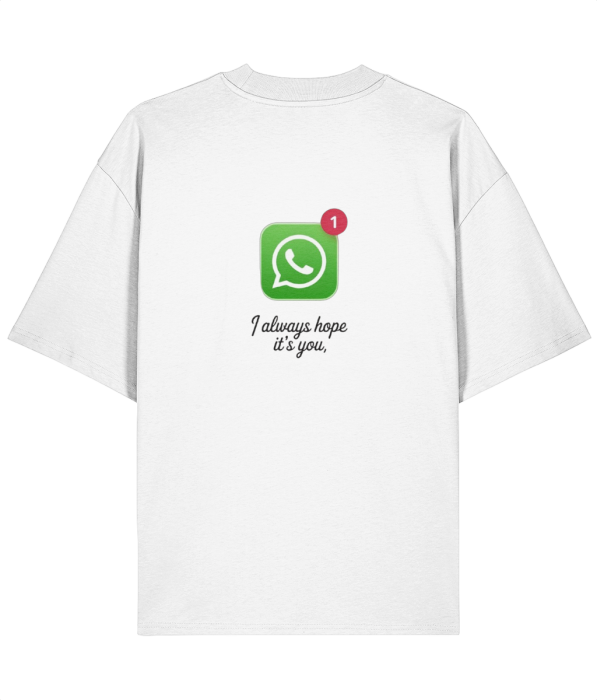 Tricou oversized din bumbac organic  I always hope [4]