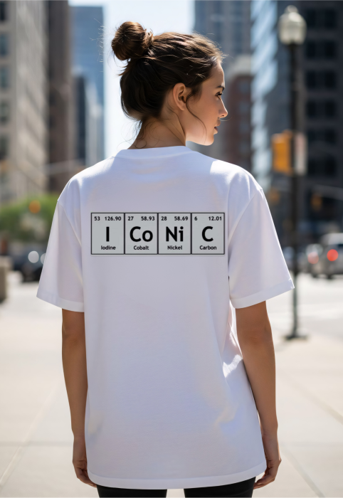 Tricou oversized  din bumbac organic Iconic [3]