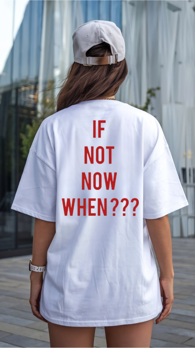 Tricou oversized  din bumbac organic If not now when? [3]