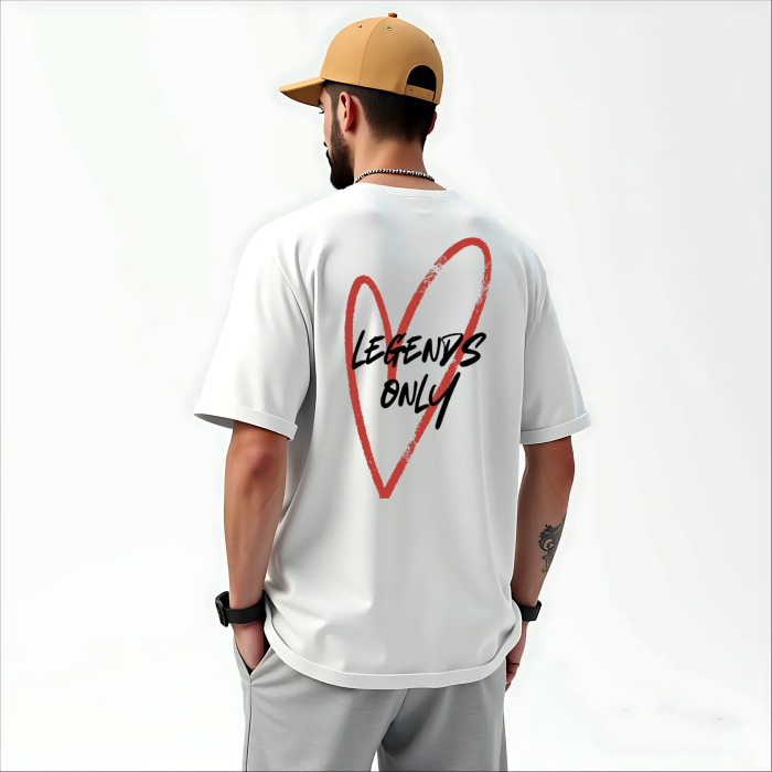 Tricou oversized  din bumbac organic Legends Only [3]