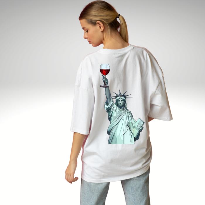 Tricou oversized din bumbac organic  Liberty [4]