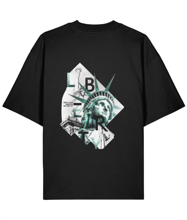 Tricou  oversized din bumbac organic  Liberty [4]