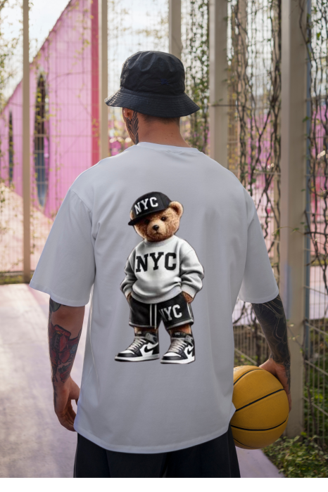 Tricou oversized din bumbac organic NYC [3]