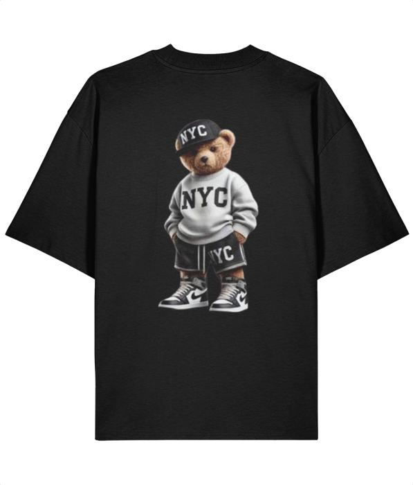 Tricou oversized din bumbac organic NYC [6]