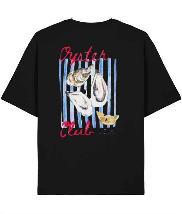 Tricou oversized  din bumbac organic Oyster Club [5]