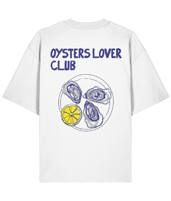 Tricou oversized  din bumbac organic Oyster love club [4]