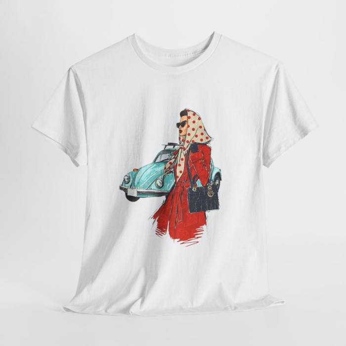 Tricou din bumbac organic personalizat cu imagini print tematica la moda [3]