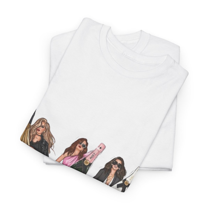 Tricou din bumbac organic personalizat cu imagini print tematica la moda [4]