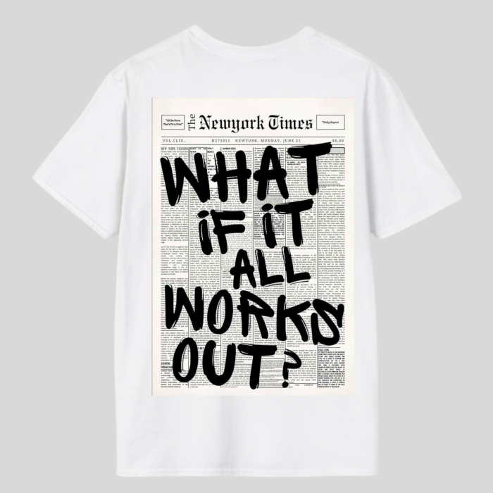 Tricou Unisex  Din Bumbac 100% What if all works out? [2]