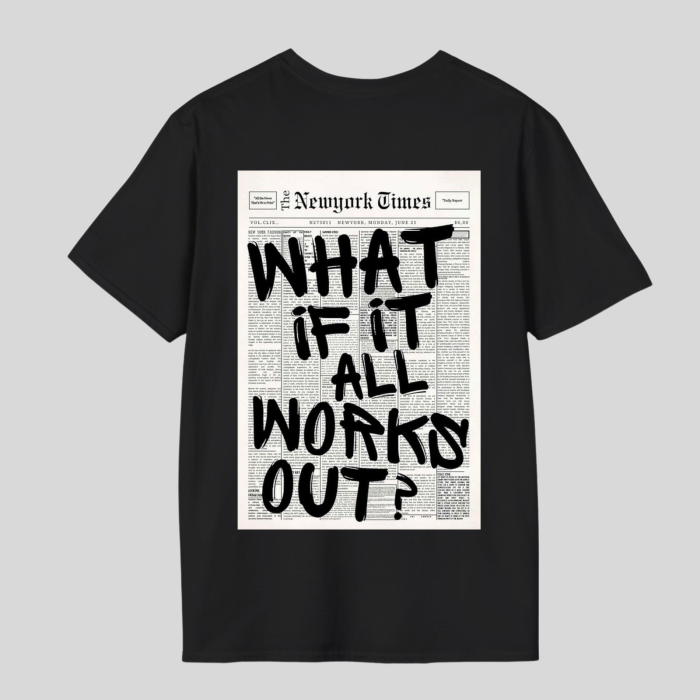 Tricou Unisex  Din Bumbac 100% What if all works out? [5]