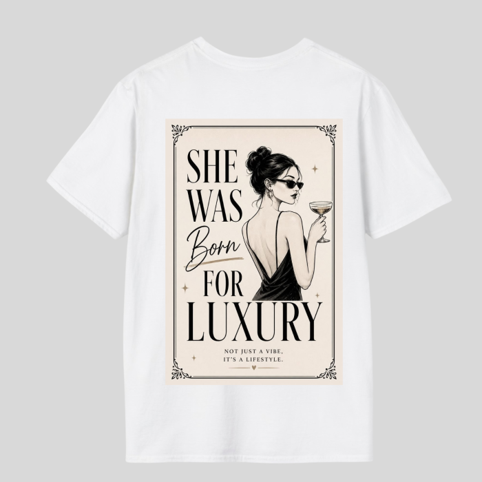 Tricou Unisex Din Bumbac 100% Born to be luxury [2]