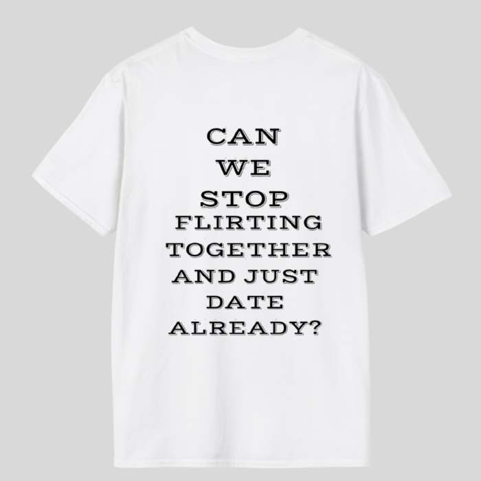 Tricou unisex din bumbac  100%   Can you stop flirting [2]