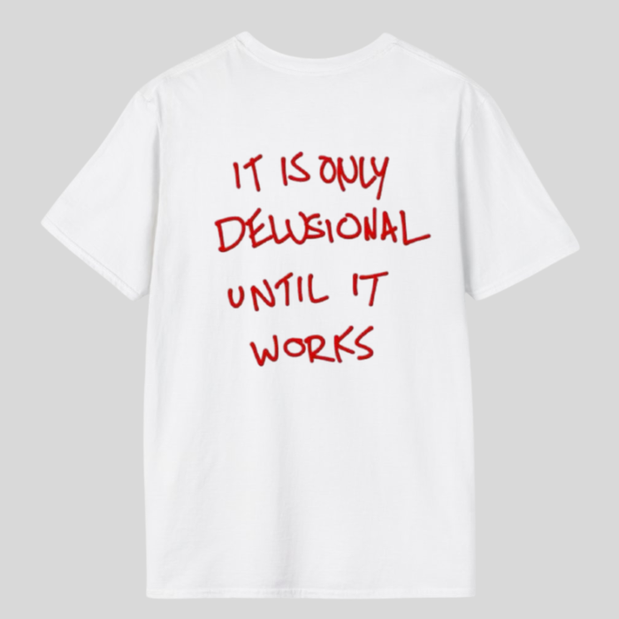 Tricou Unisex  Din Bumbac 100% Delusional [2]