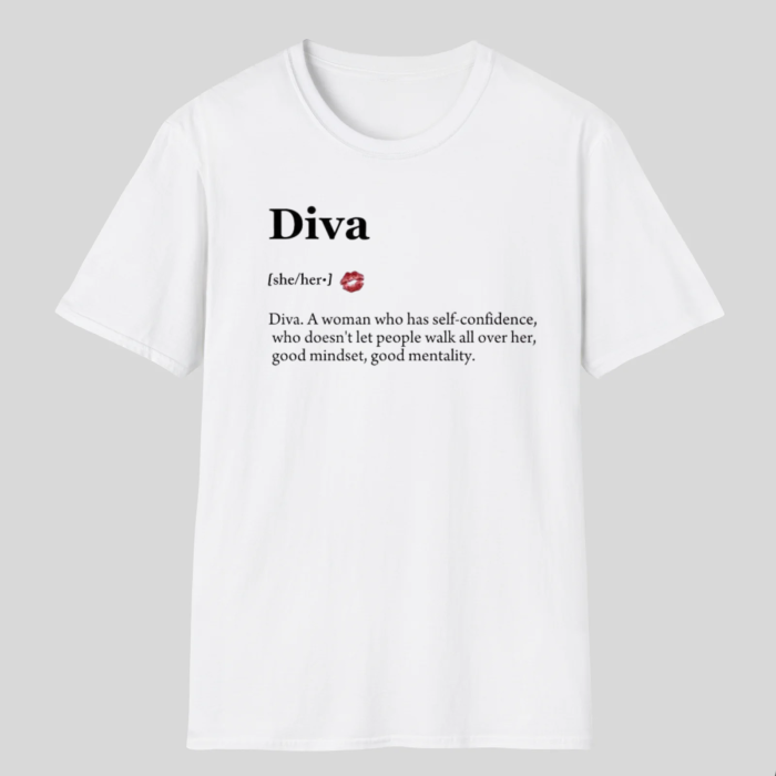 Tricou Unisex Din Bumbac 100% Diva [2]