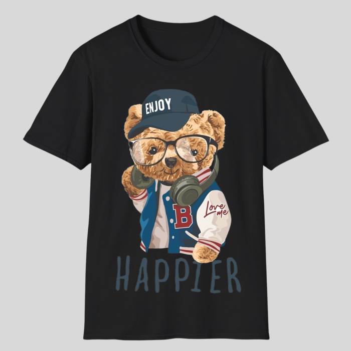 Tricou unisex din bumbac 100% Enjoy happier [5]