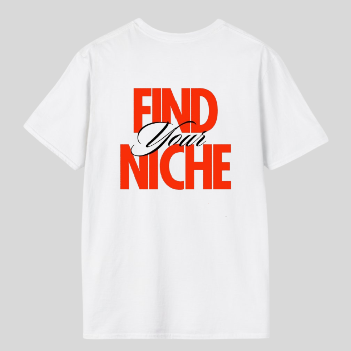 Tricou unisex din bumbac 100% Find your niche [2]