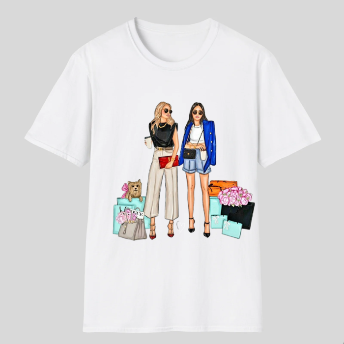 Tricou  unisex din bumbac 100% Girls boss [2]